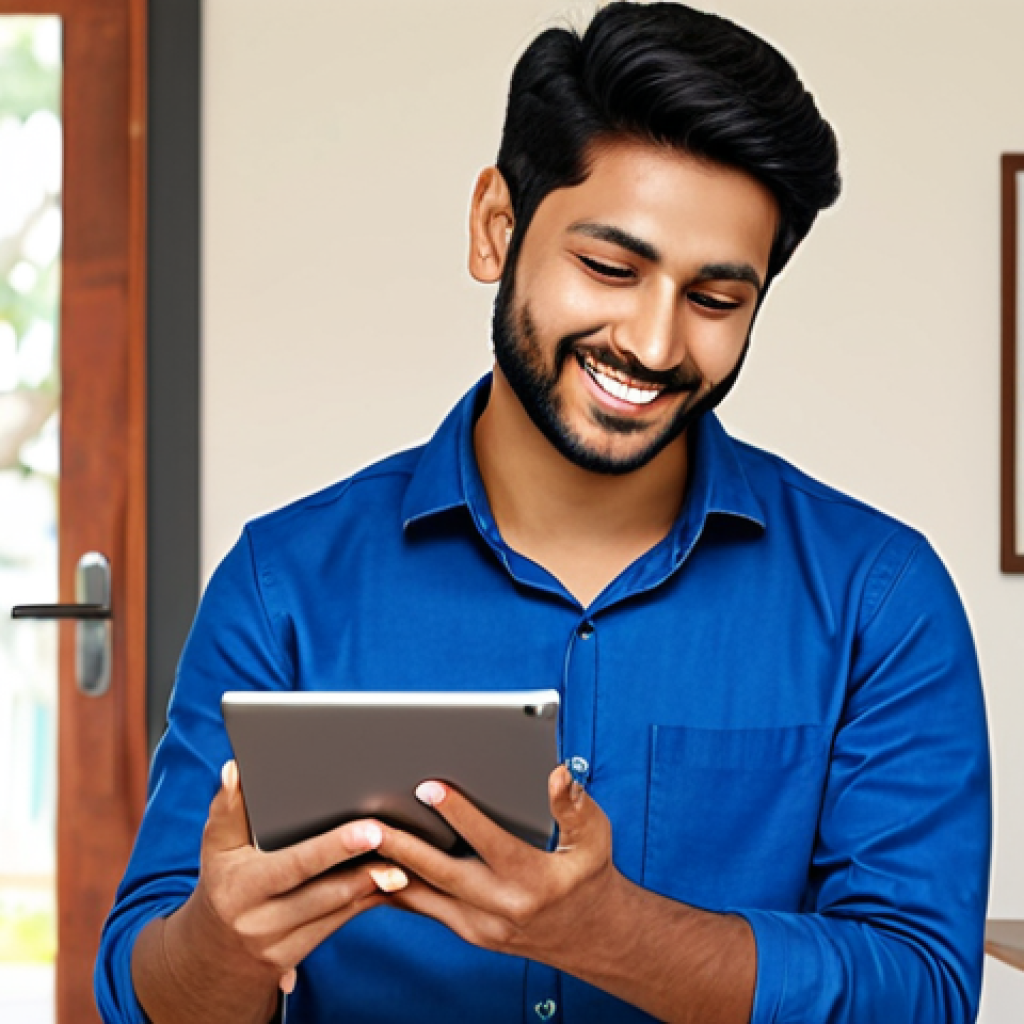 Personalized Learning**
"A young, South Asian student, (male or female - your choice), smiling and engaged while using a tablet for learning at home. The tablet displays an interactive lesson with bright, colorful graphics. The student is fully clothed in modest, everyday attire. Background: a comfortable and tidy home environment. Keywords: Personalized learning, AI education, EdTech, student engagement, family-friendly, safe for work, appropriate content, fully clothed, perfect anatomy, correct proportions, natural pose, professional illustration, high quality."
**